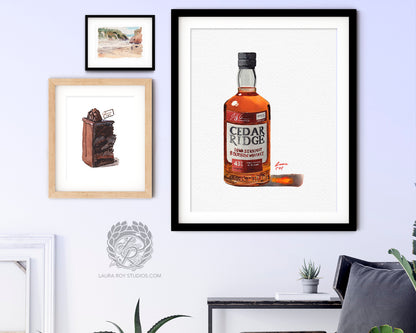Cedar Ridge Watercolor | Giclée Print