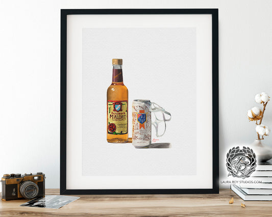 Chicago Handshake Watercolor | Giclée Print