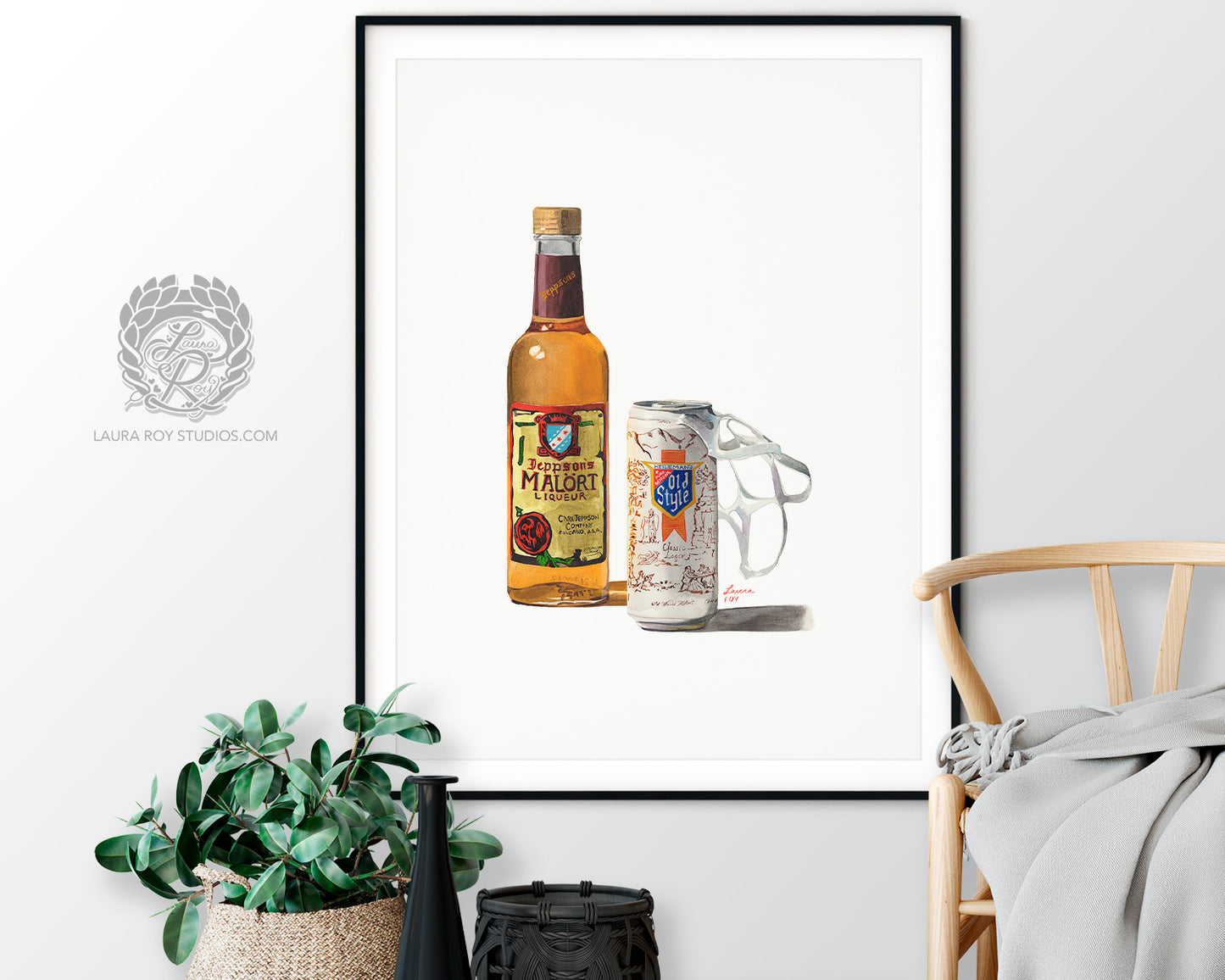 Chicago Handshake Watercolor | Giclée Print