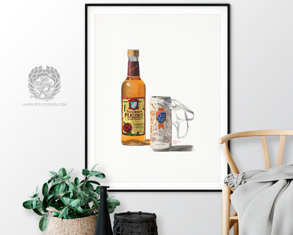Chicago Handshake Watercolor | Giclée Print