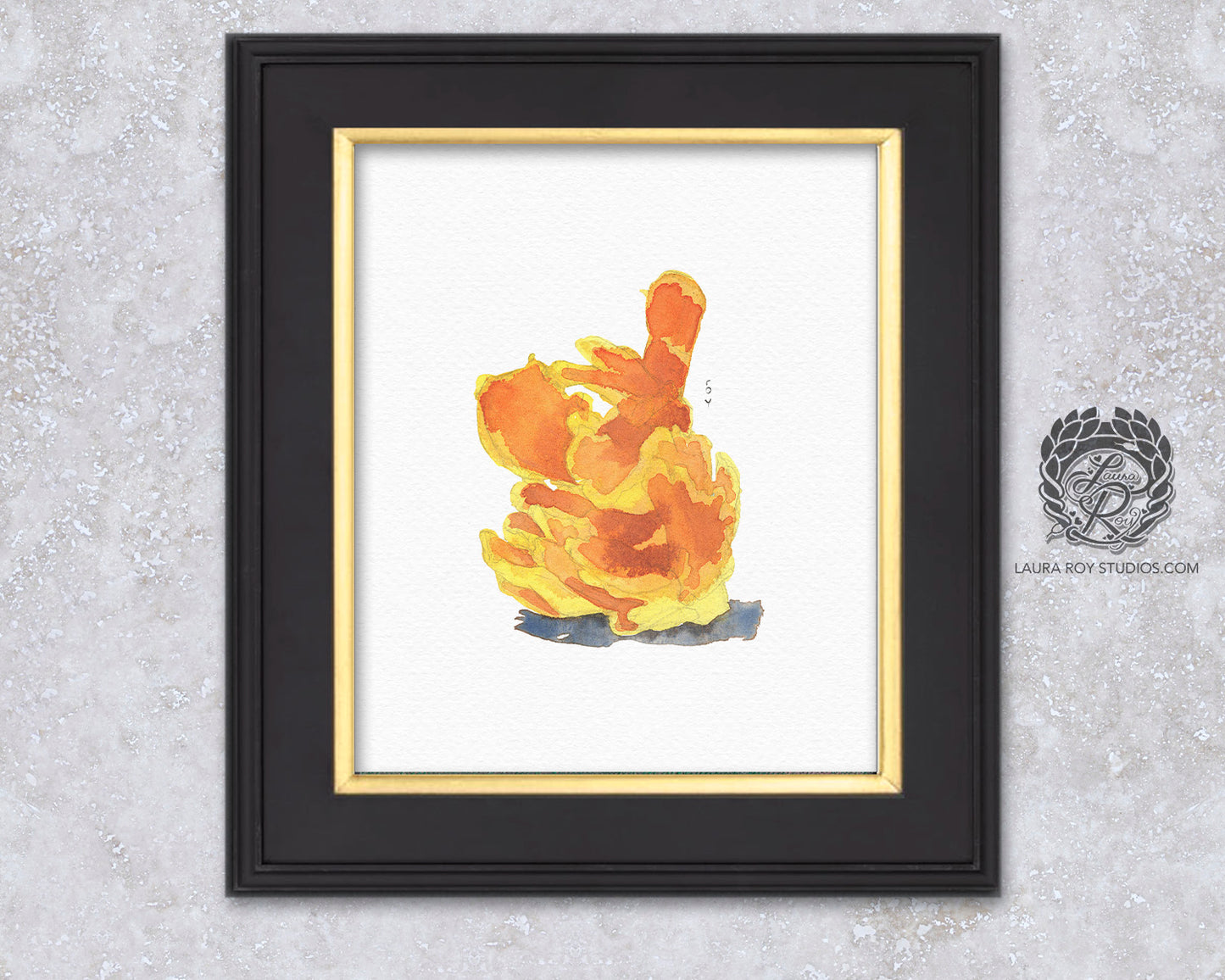 Chicken of the Woods Mushroom Watercolor | Giclée Print