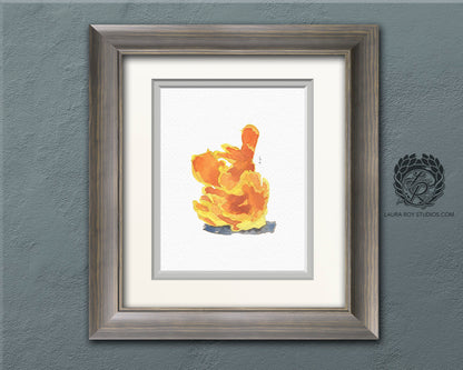 Chicken of the Woods Mushroom Watercolor | Giclée Print