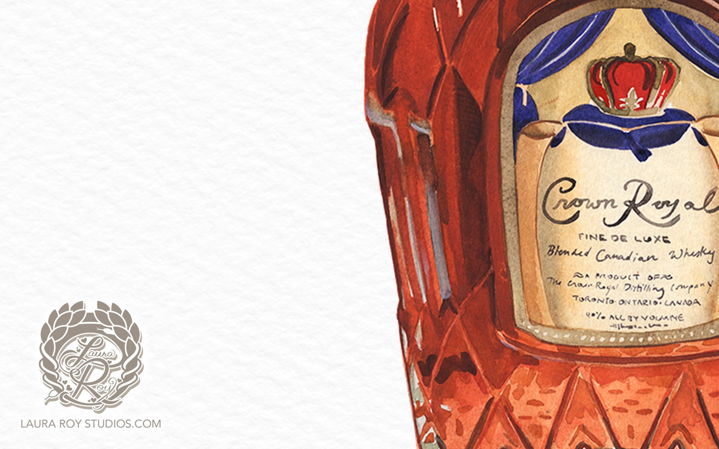Crown Royal Watercolor | Giclée Print
