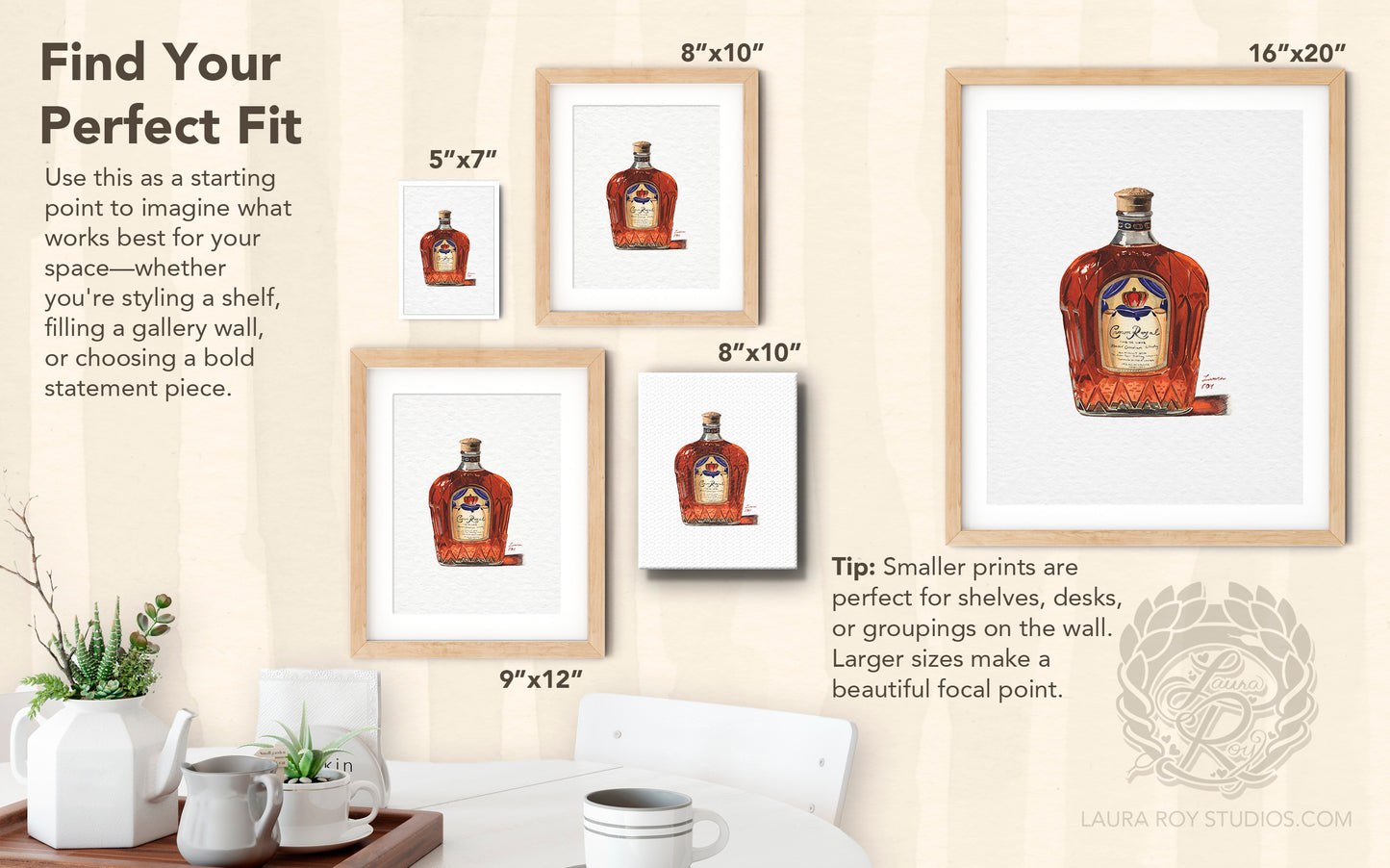Crown Royal Watercolor | Giclée Print