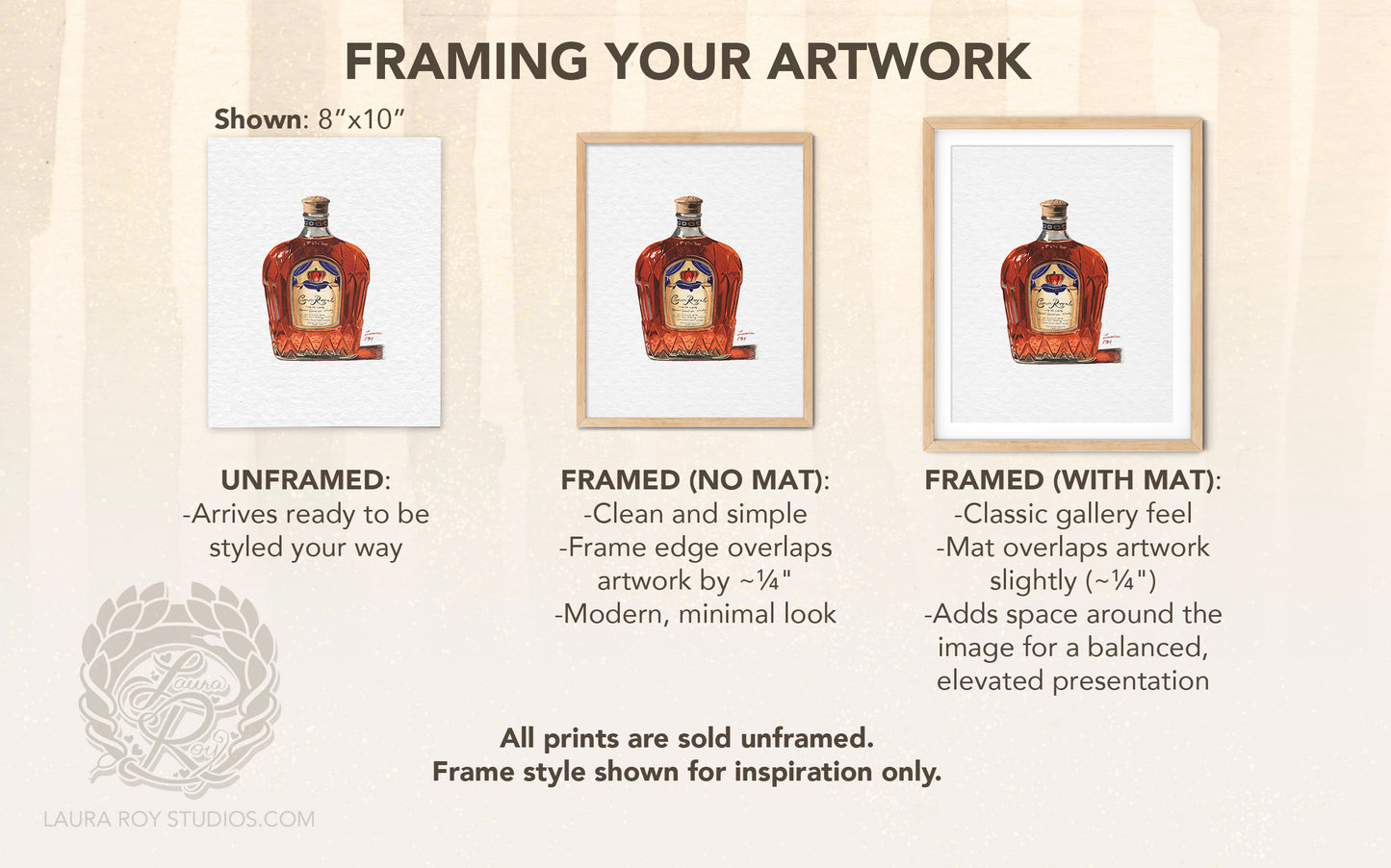 Crown Royal Watercolor | Giclée Print