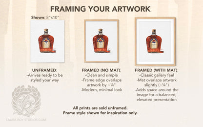 Crown Royal Watercolor | Giclée Print