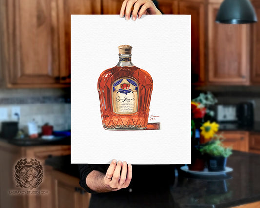 Crown Royal Watercolor | Giclée Print