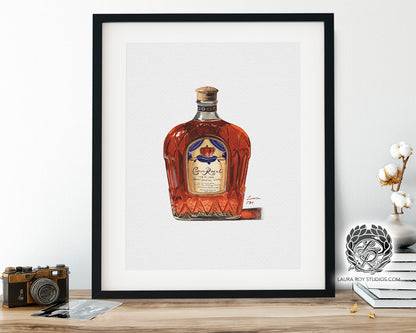 Crown Royal Watercolor | Giclée Print