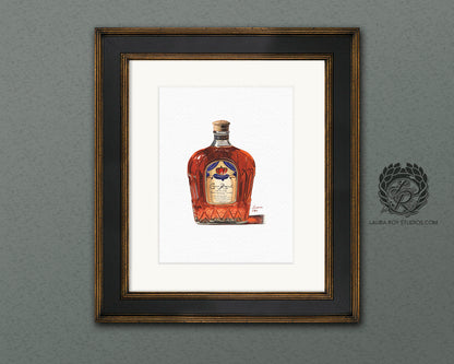 Crown Royal Watercolor | Giclée Print
