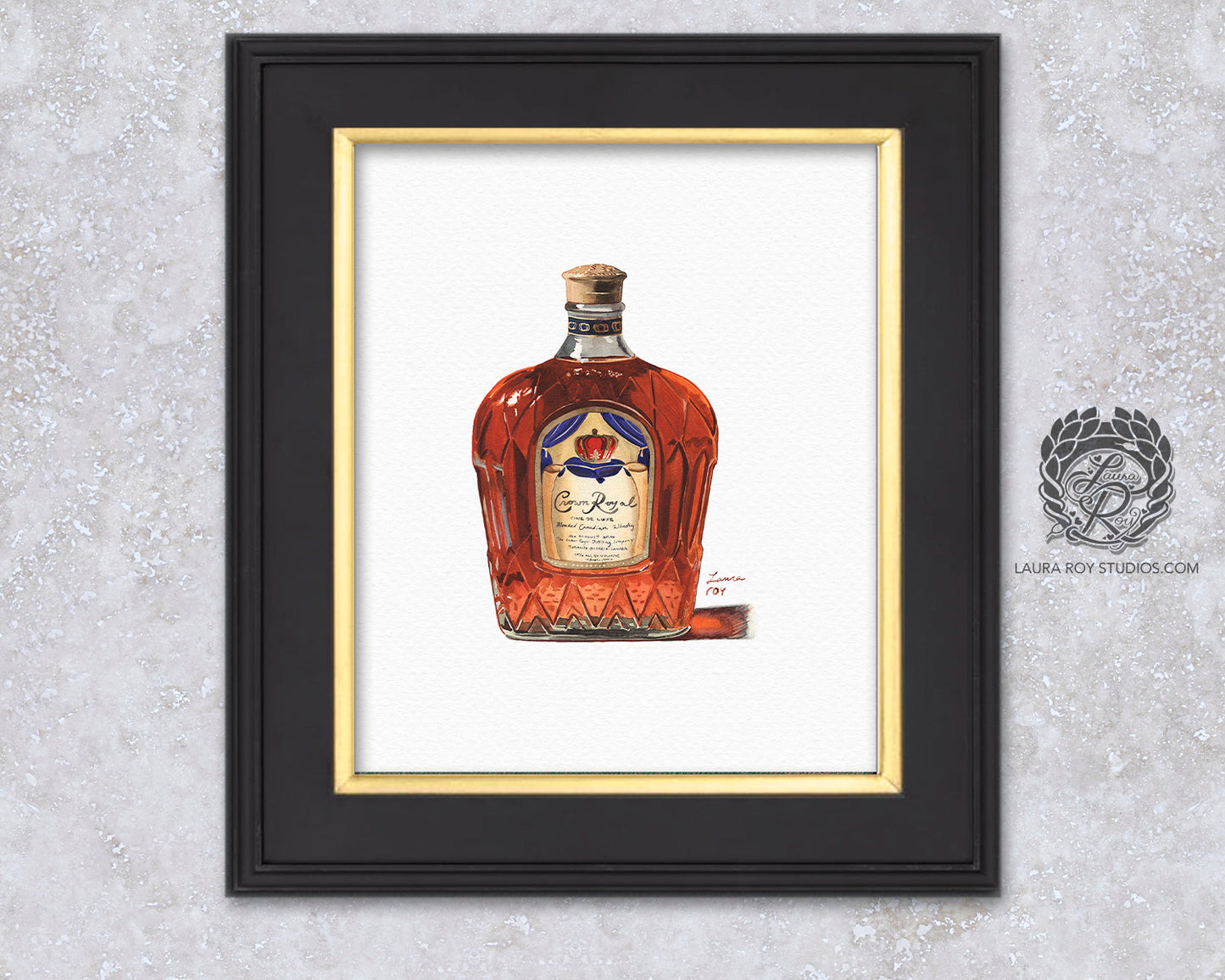 Crown Royal Watercolor | Giclée Print