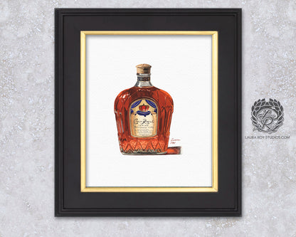 Crown Royal Watercolor | Giclée Print