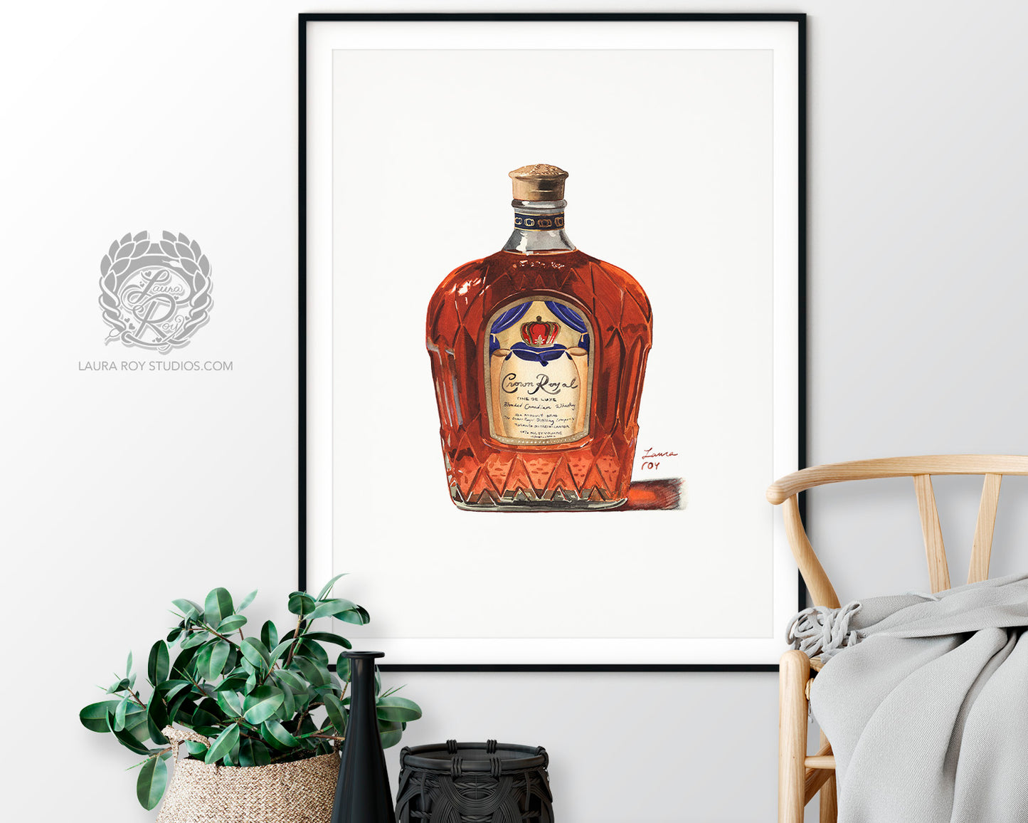Crown Royal Watercolor | Giclée Print