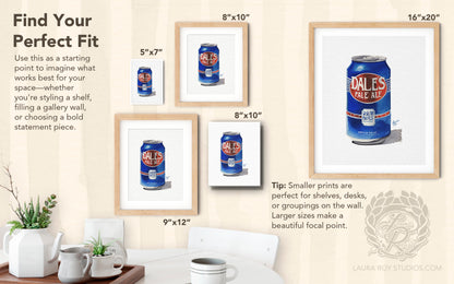 Dale's Pale Ale Watercolor | Giclée Print