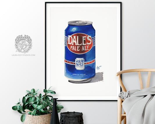 Dale's Pale Ale Watercolor | Giclée Print