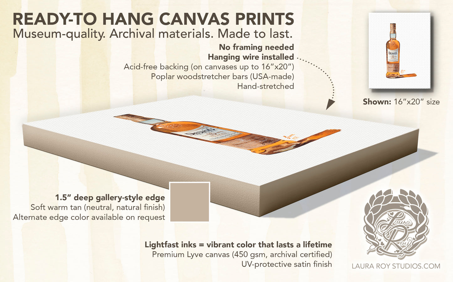 Dewar's 15 Watercolor | Giclée Print