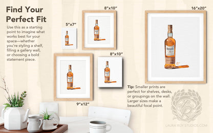 Dewar's 15 Watercolor | Giclée Print