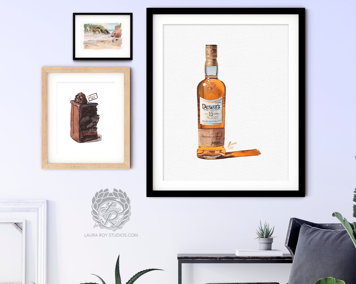 Dewar's 15 Watercolor | Giclée Print