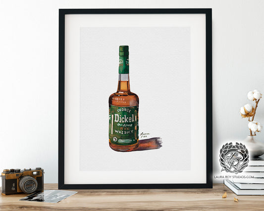 Dickel Rye Watercolor | Giclée Print