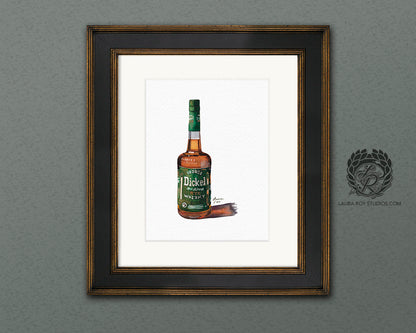 Dickel Rye Watercolor | Giclée Print