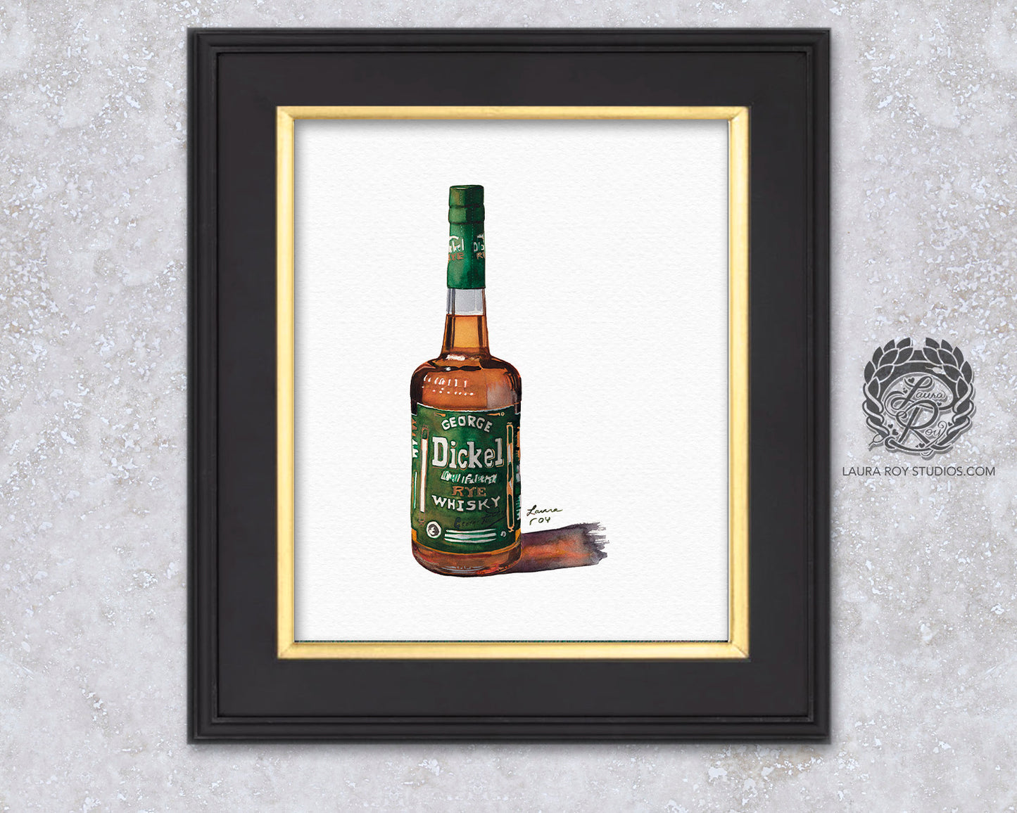 Dickel Rye Watercolor | Giclée Print