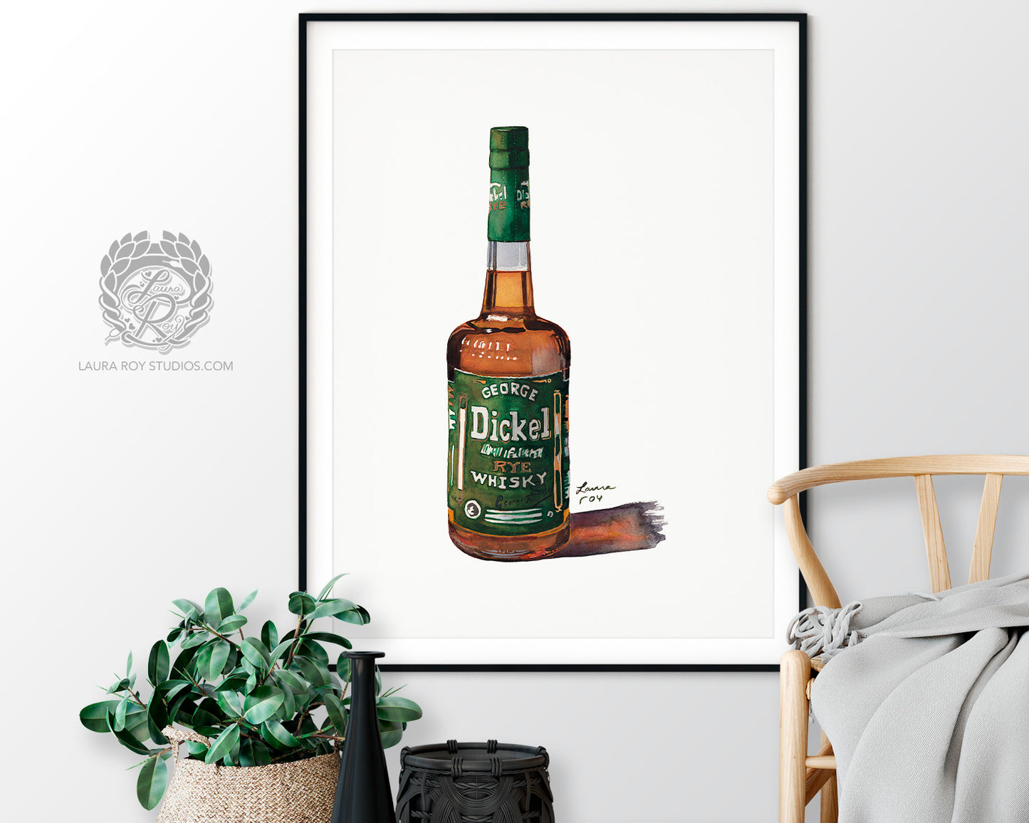 Dickel Rye Watercolor | Giclée Print