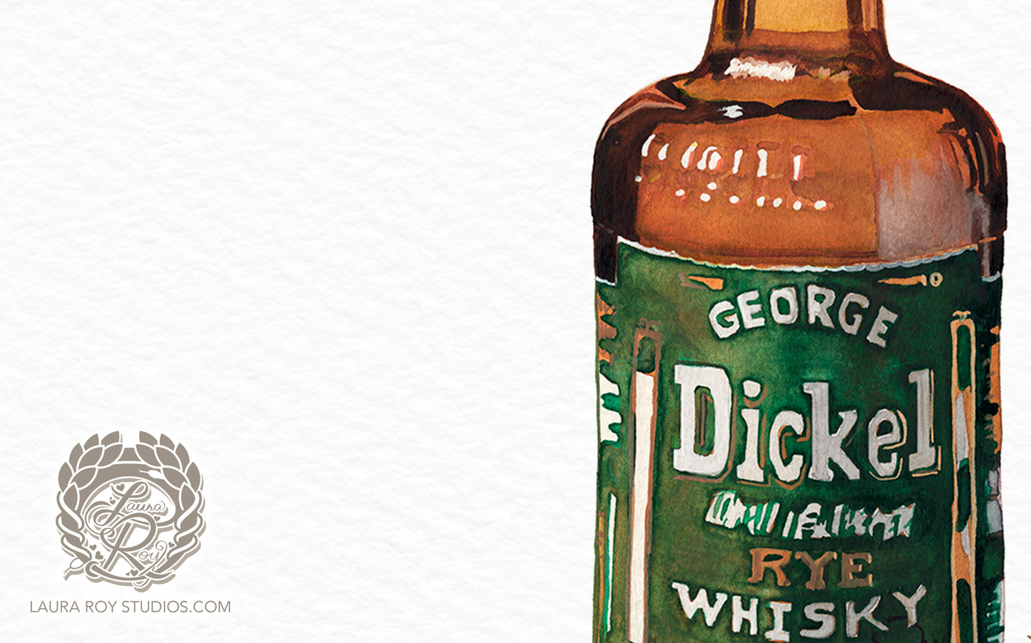 Dickel Rye Watercolor | Giclée Print