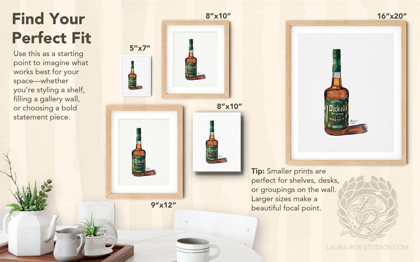 Dickel Rye Watercolor | Giclée Print