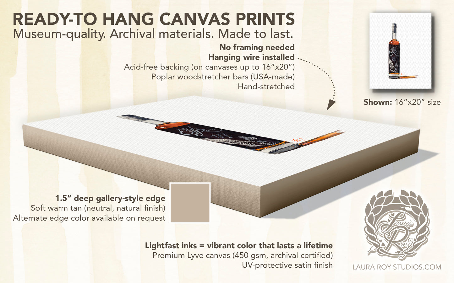 Choose 3 Whiskey Watercolors | Giclée Print