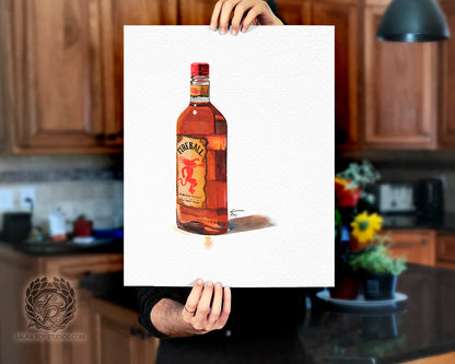 Fireball Watercolor | Giclée Print