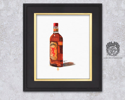 Fireball Watercolor | Giclée Print