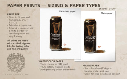 Guinness Watercolor | Giclée Print
