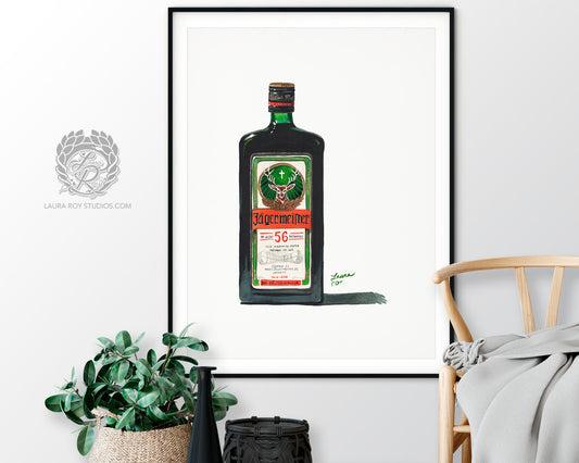 Jagermeister Watercolor | Giclée Print