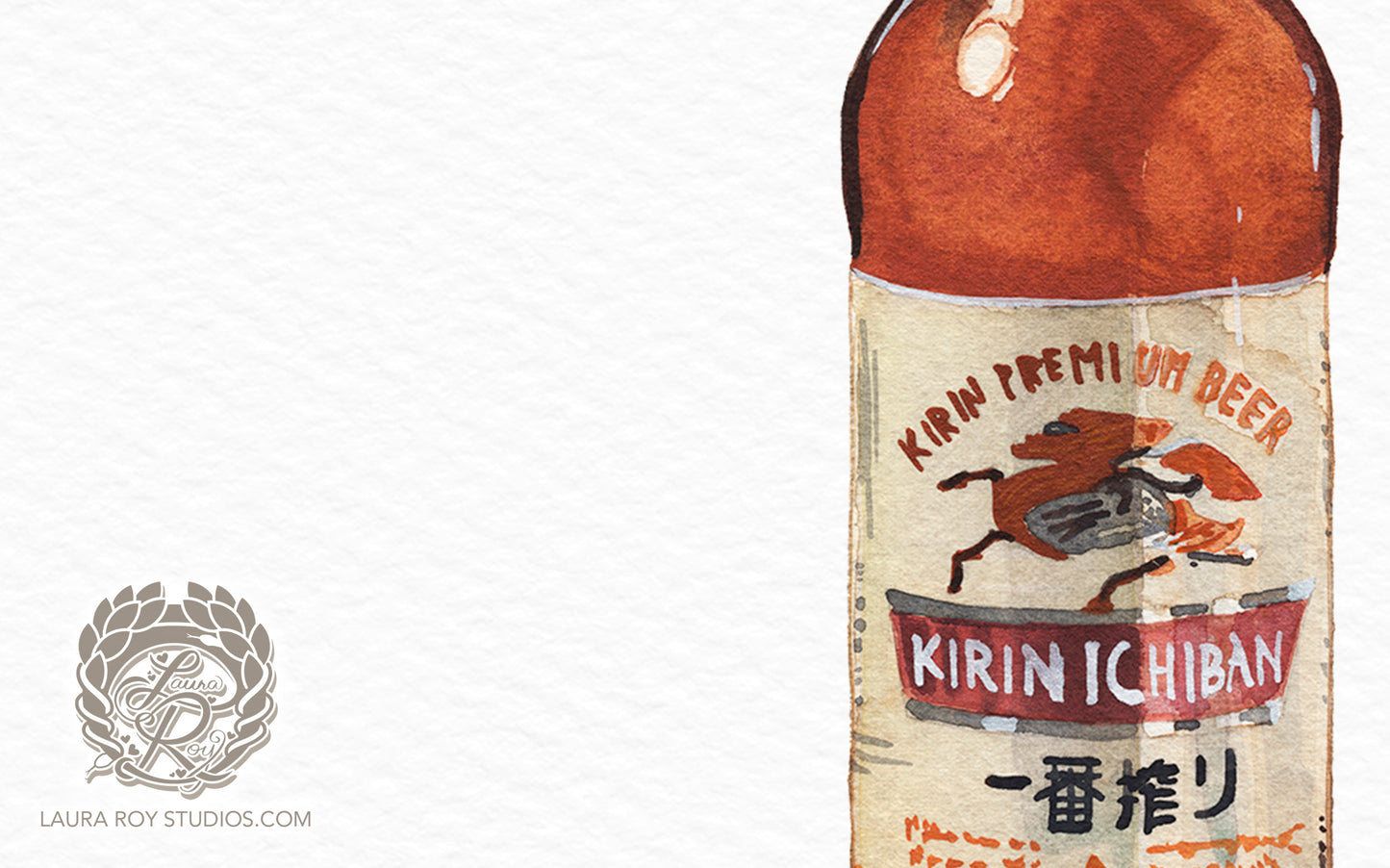 Kirin Ichiban Watercolor | Giclée Print