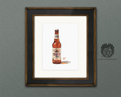 Kirin Ichiban Watercolor | Giclée Print
