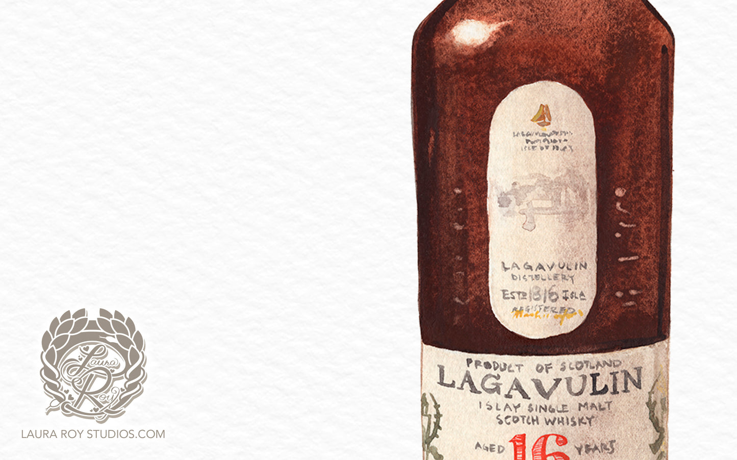 Choose 3 Whiskey Watercolors | Giclée Print