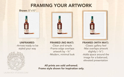 Lagavulin 16 Watercolor | Giclée Print