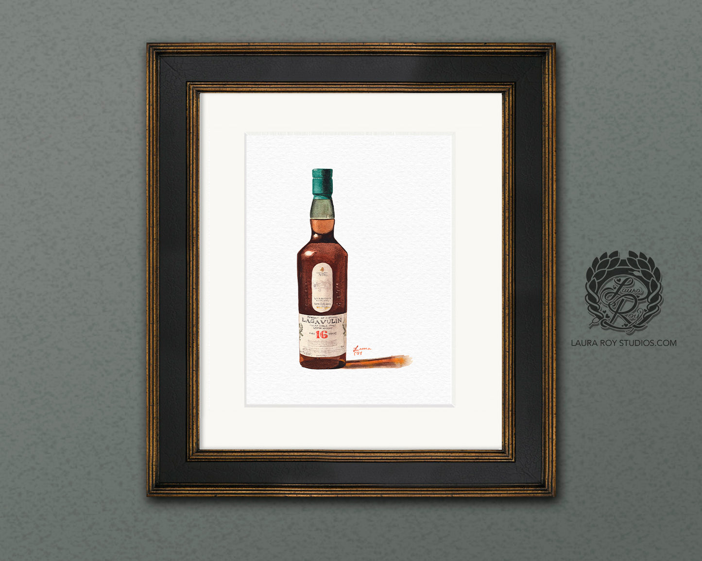 Lagavulin 16 Watercolor | Giclée Print