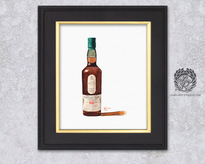 Lagavulin 16 Watercolor | Giclée Print