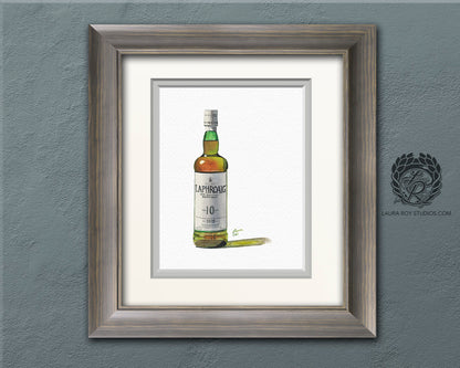 Laphroaig 10 Watercolor | Giclée Print
