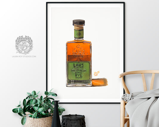 Laws Rye Watercolor | Giclee Print