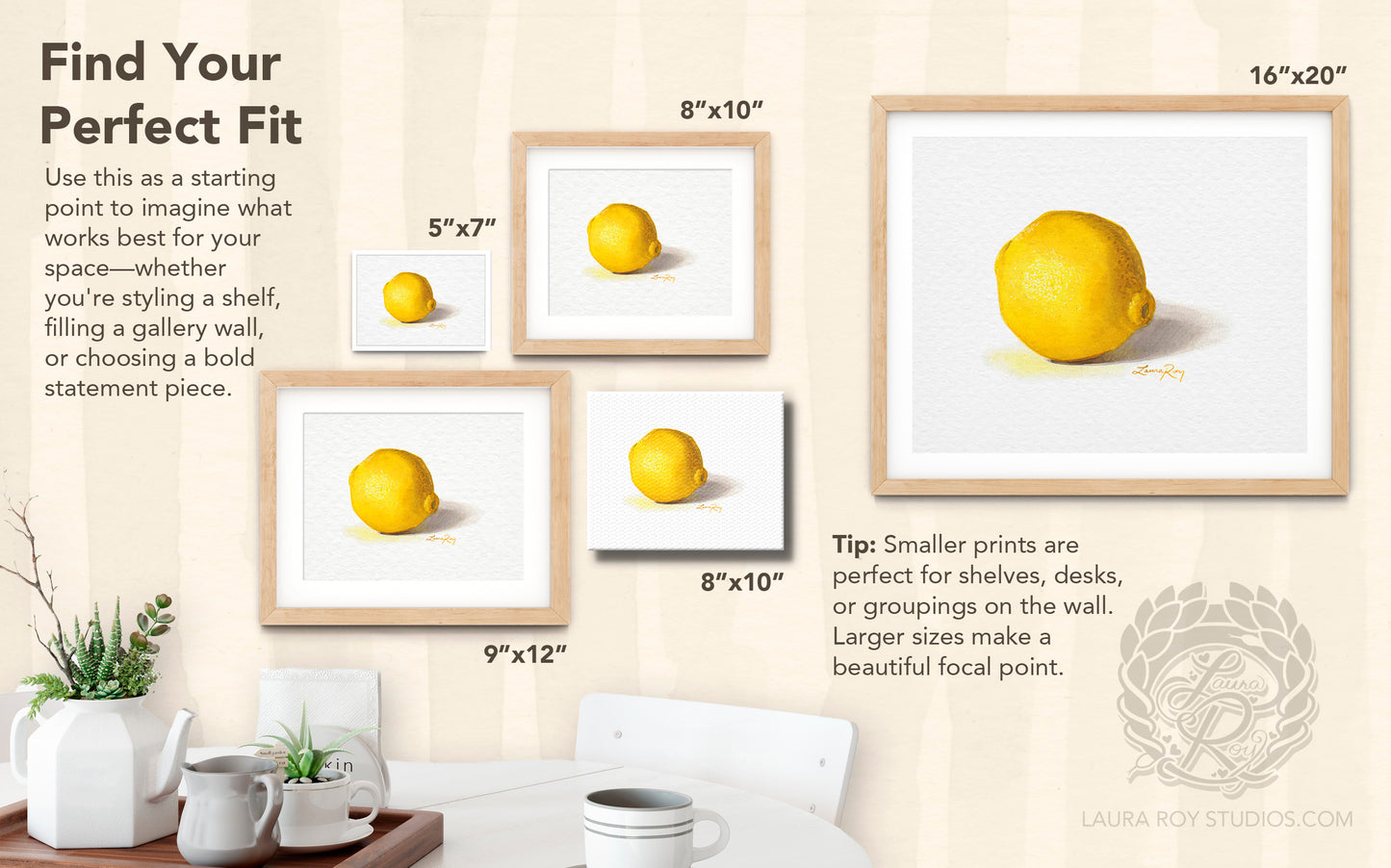 Lemon Watercolor | Giclée Print