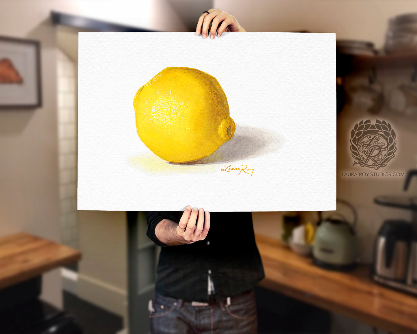 Lemon Watercolor | Giclée Print
