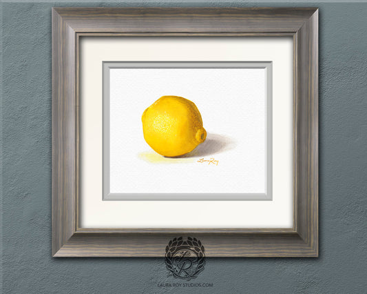 Lemon Watercolor | Giclée Print