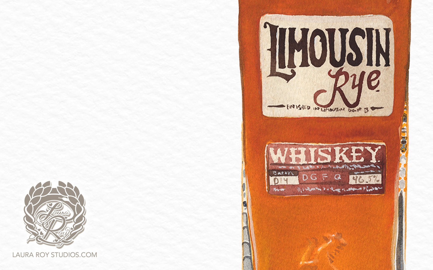 Limousin Rye Watercolor | Giclée Print