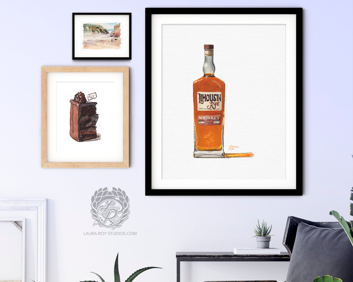 Limousin Rye Watercolor | Giclée Print