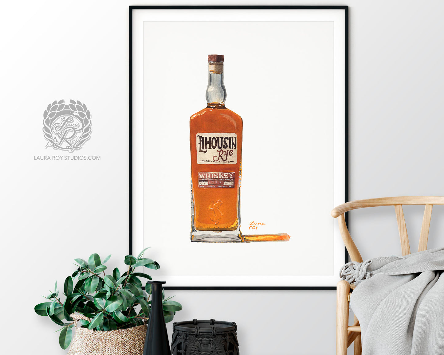 Limousin Rye Watercolor | Giclée Print