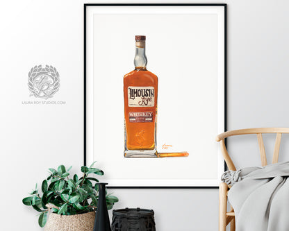 Limousin Rye Watercolor | Giclée Print