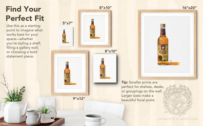 Malort Watercolor | Giclée Print