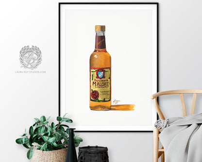 Malort Watercolor | Giclée Print
