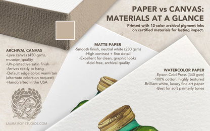 Mickey's Malt Liquor Watercolor | Giclée Print